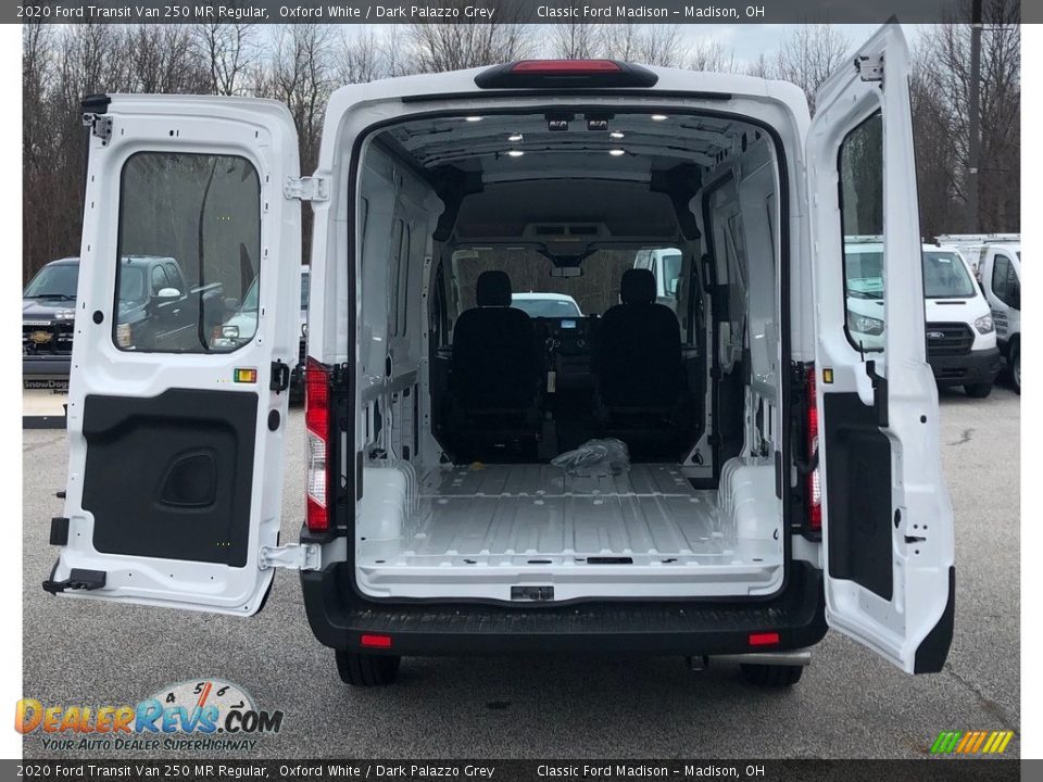 2020 Ford Transit Van 250 MR Regular Oxford White / Dark Palazzo Grey Photo #4