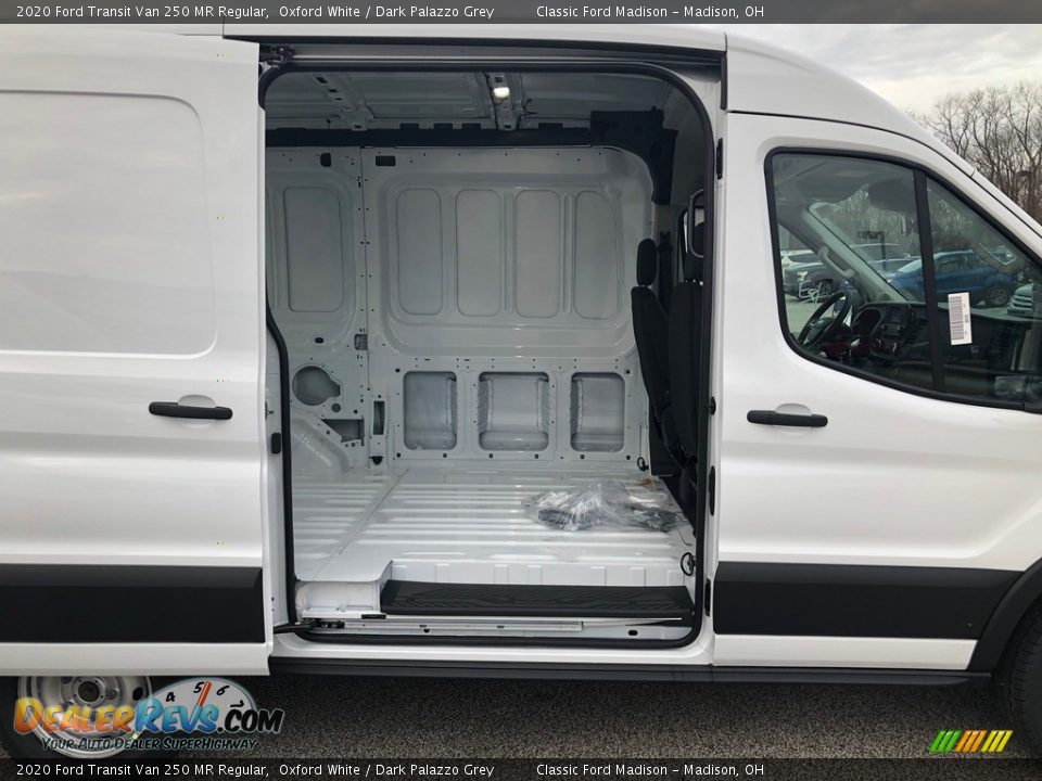 2020 Ford Transit Van 250 MR Regular Oxford White / Dark Palazzo Grey Photo #7