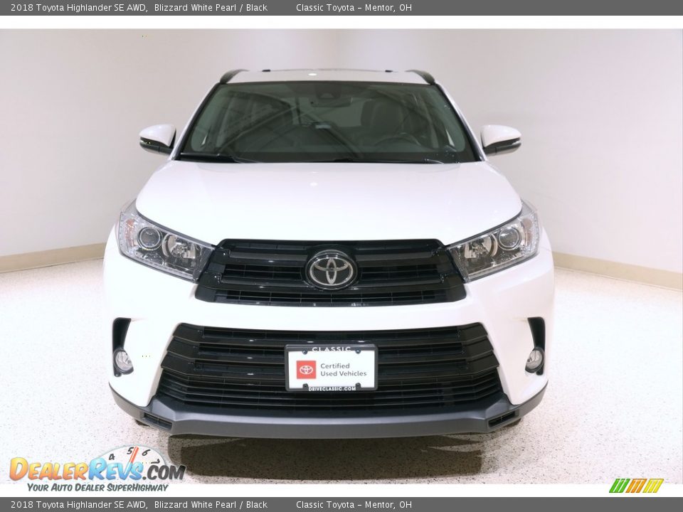 2018 Toyota Highlander SE AWD Blizzard White Pearl / Black Photo #2