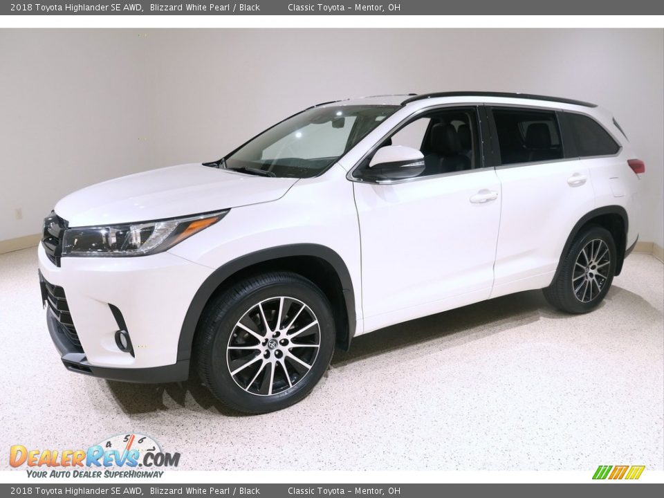 2018 Toyota Highlander SE AWD Blizzard White Pearl / Black Photo #3