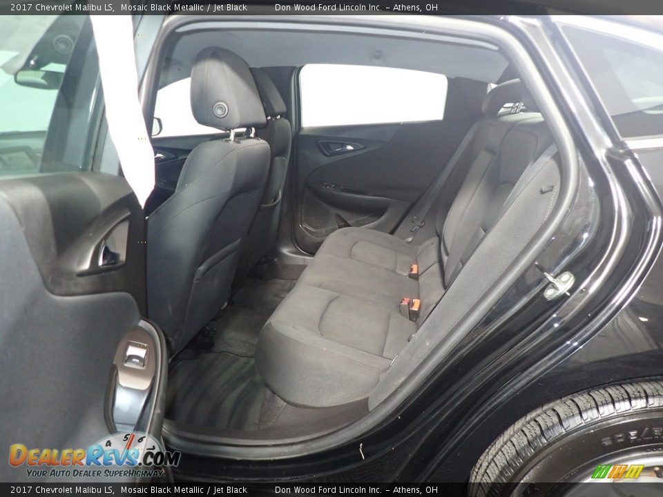 2017 Chevrolet Malibu LS Mosaic Black Metallic / Jet Black Photo #35