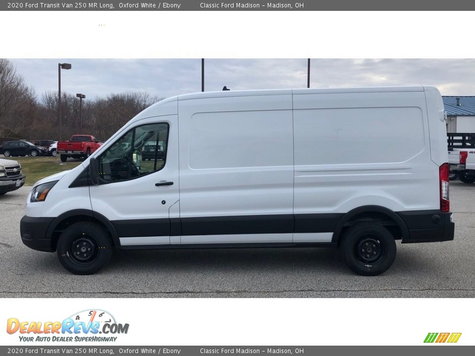 2020 Ford Transit Van 250 MR Long Oxford White / Ebony Photo #2