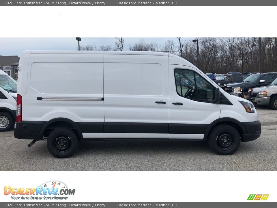 2020 Ford Transit Van 250 MR Long Oxford White / Ebony Photo #5