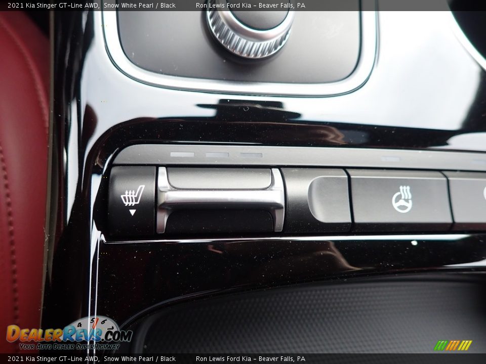 2021 Kia Stinger GT-Line AWD Snow White Pearl / Black Photo #15