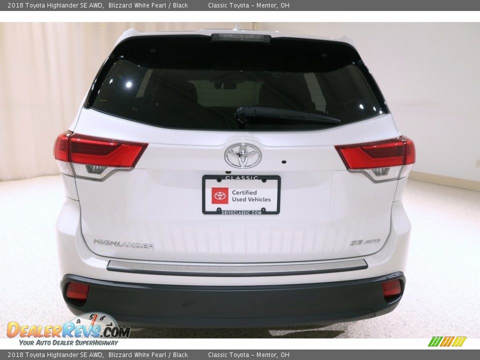 2018 Toyota Highlander SE AWD Blizzard White Pearl / Black Photo #20