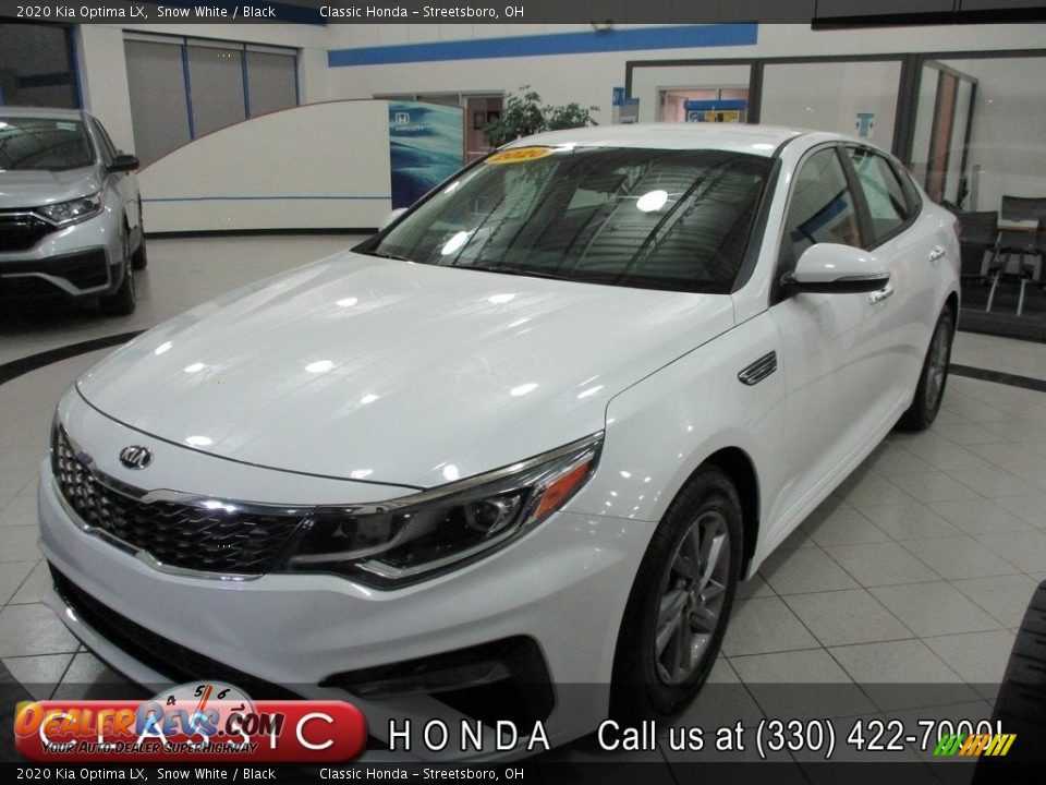 2020 Kia Optima LX Snow White / Black Photo #1