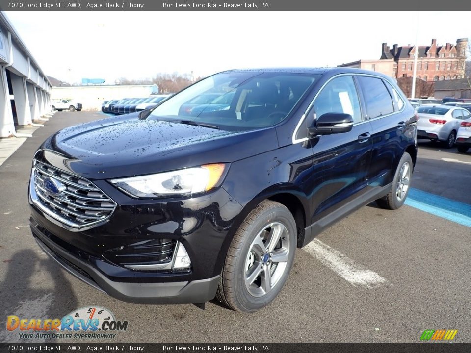 2020 Ford Edge SEL AWD Agate Black / Ebony Photo #5