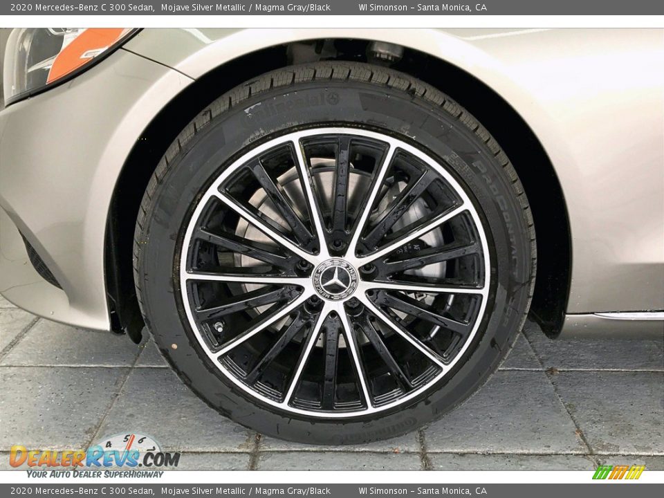2020 Mercedes-Benz C 300 Sedan Mojave Silver Metallic / Magma Gray/Black Photo #9