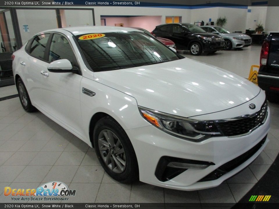 2020 Kia Optima LX Snow White / Black Photo #3
