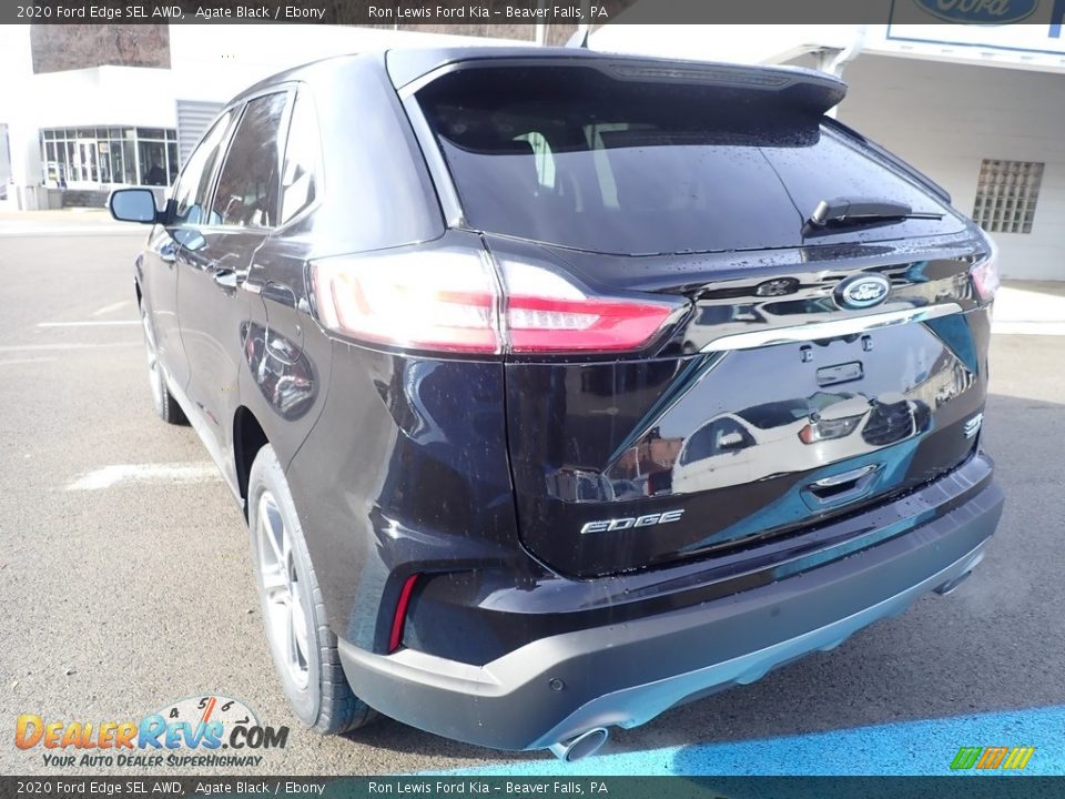 2020 Ford Edge SEL AWD Agate Black / Ebony Photo #7