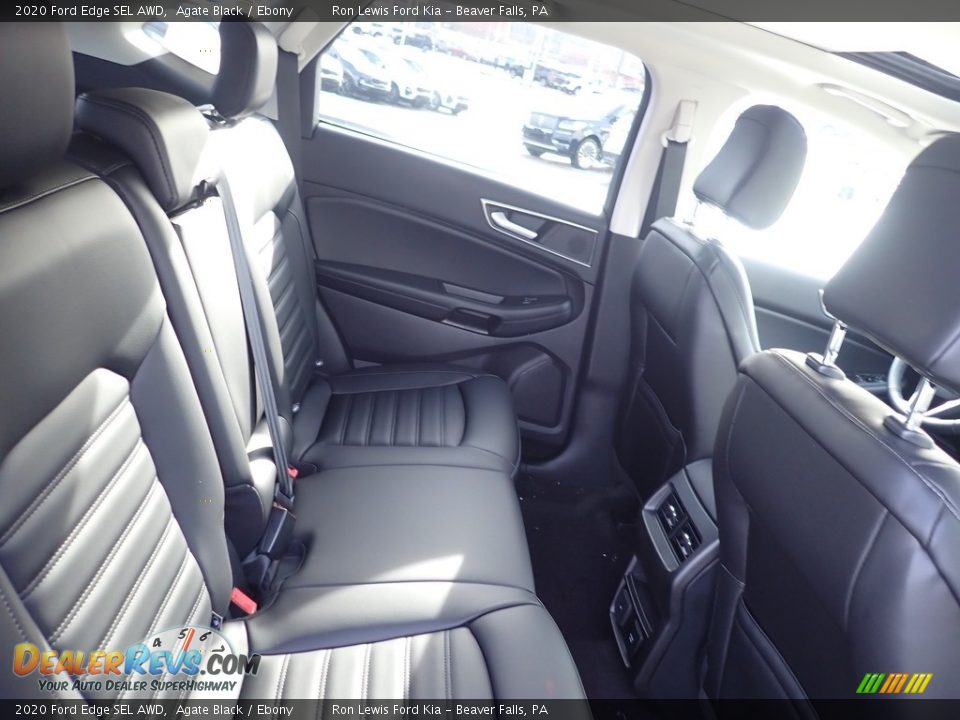2020 Ford Edge SEL AWD Agate Black / Ebony Photo #9