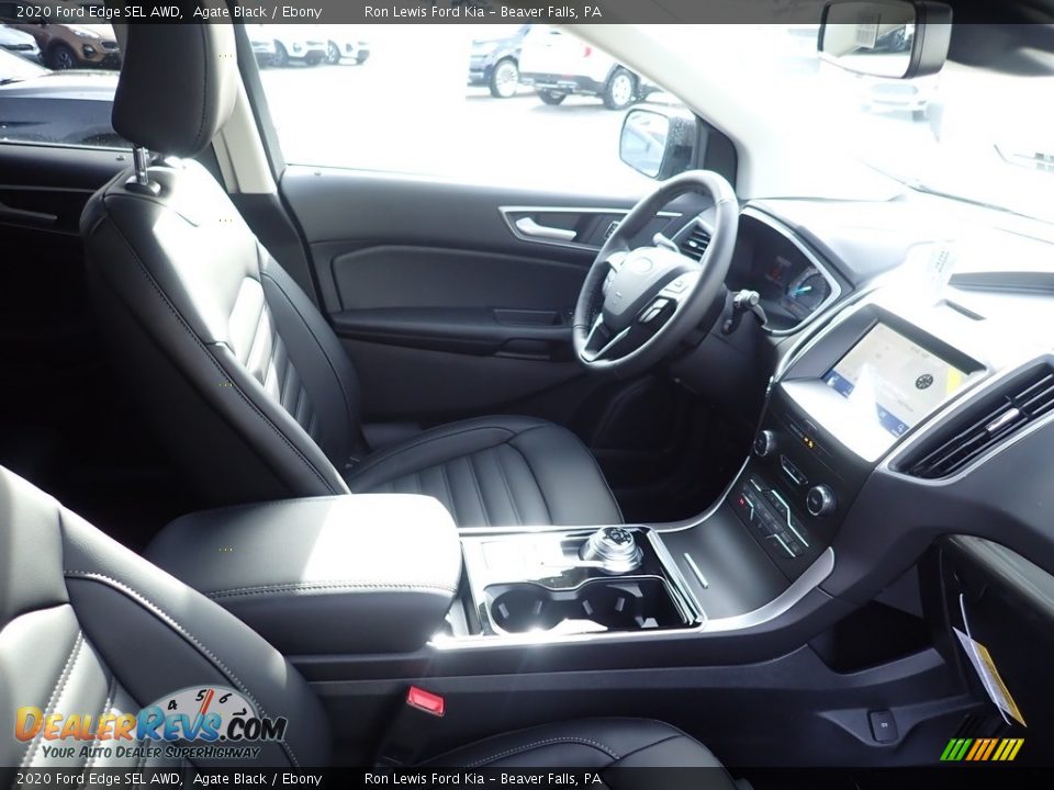 2020 Ford Edge SEL AWD Agate Black / Ebony Photo #10