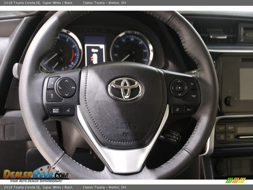 2018 Toyota Corolla SE Super White / Black Photo #7