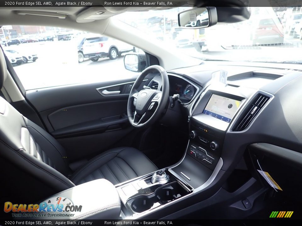 2020 Ford Edge SEL AWD Agate Black / Ebony Photo #11