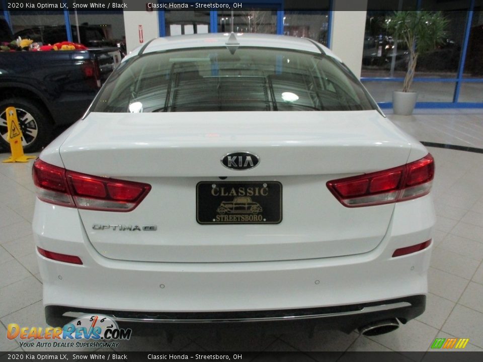 2020 Kia Optima LX Snow White / Black Photo #8