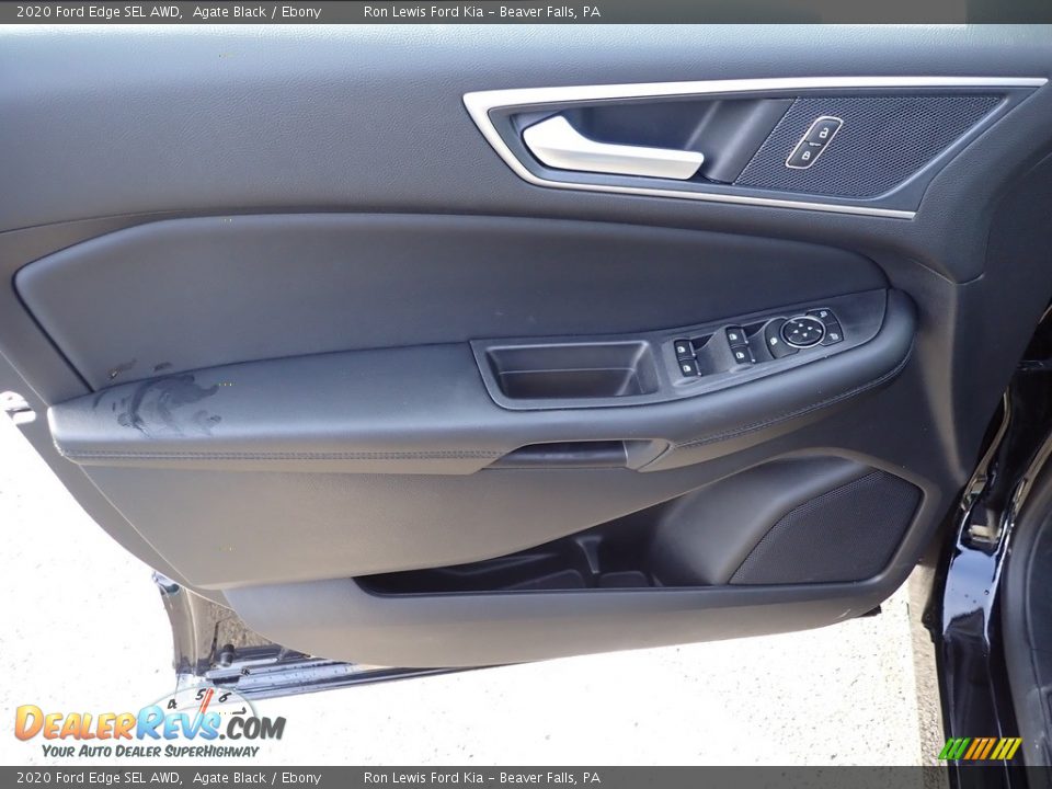 2020 Ford Edge SEL AWD Agate Black / Ebony Photo #13