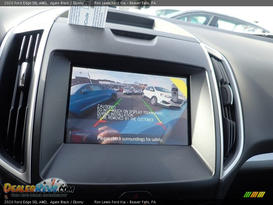 2020 Ford Edge SEL AWD Agate Black / Ebony Photo #16