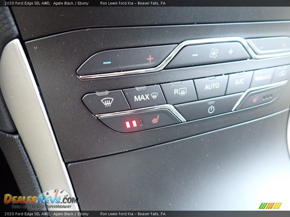 2020 Ford Edge SEL AWD Agate Black / Ebony Photo #19