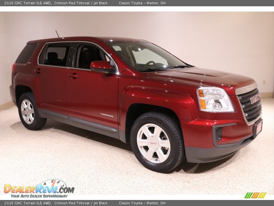 2016 GMC Terrain SLE AWD Crimson Red Tintcoat / Jet Black Photo #1