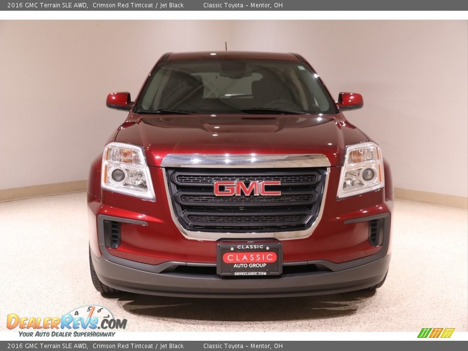2016 GMC Terrain SLE AWD Crimson Red Tintcoat / Jet Black Photo #2