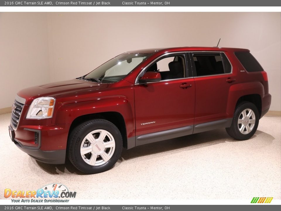 2016 GMC Terrain SLE AWD Crimson Red Tintcoat / Jet Black Photo #3