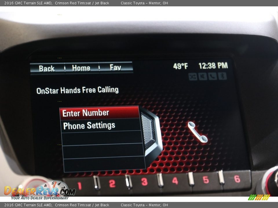 2016 GMC Terrain SLE AWD Crimson Red Tintcoat / Jet Black Photo #11
