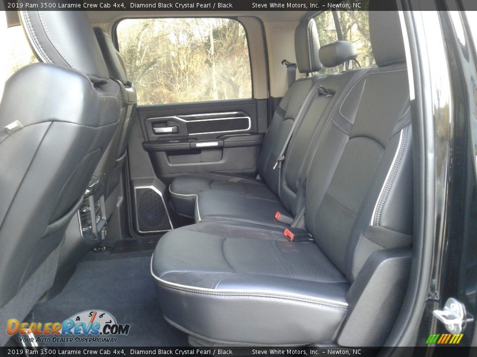 Rear Seat of 2019 Ram 3500 Laramie Crew Cab 4x4 Photo #14