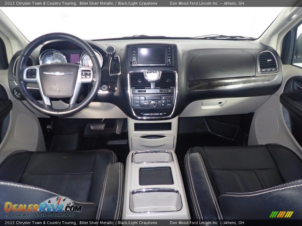 2013 Chrysler Town & Country Touring Billet Silver Metallic / Black/Light Graystone Photo #26