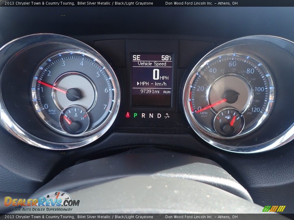 2013 Chrysler Town & Country Touring Billet Silver Metallic / Black/Light Graystone Photo #30