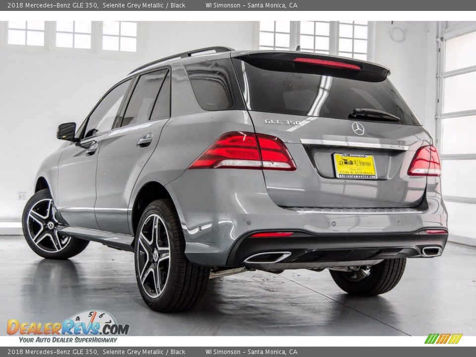 2018 Mercedes-Benz GLE 350 Selenite Grey Metallic / Black Photo #3