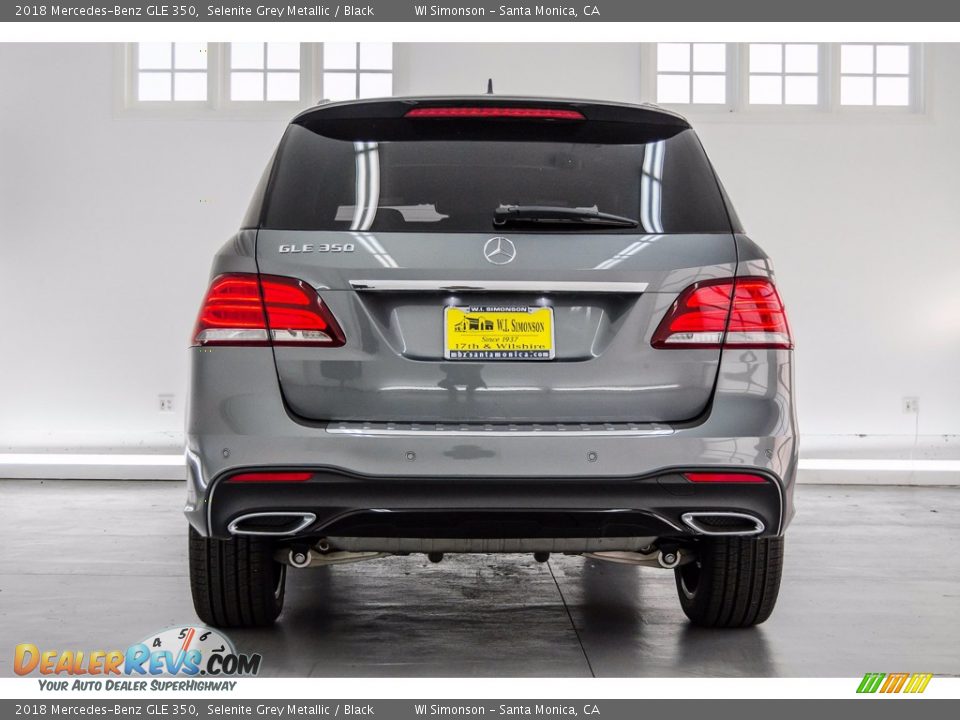 2018 Mercedes-Benz GLE 350 Selenite Grey Metallic / Black Photo #4