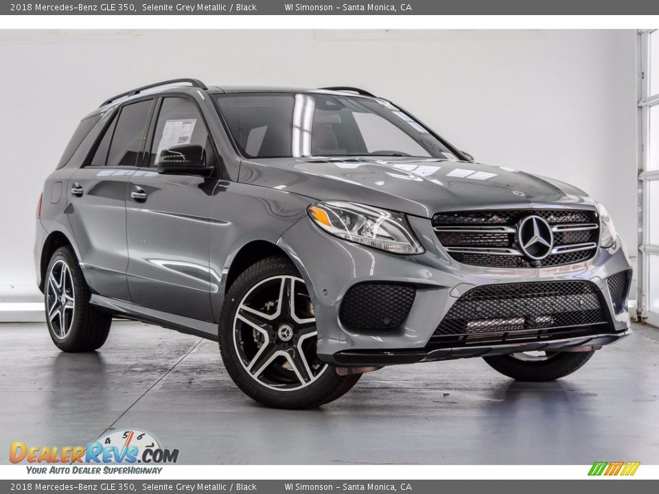 2018 Mercedes-Benz GLE 350 Selenite Grey Metallic / Black Photo #12
