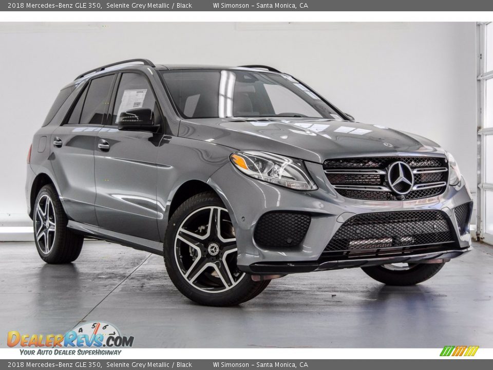 2018 Mercedes-Benz GLE 350 Selenite Grey Metallic / Black Photo #12