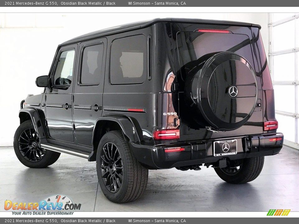 2021 Mercedes-Benz G 550 Obsidian Black Metallic / Black Photo #2