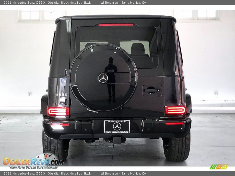 2021 Mercedes-Benz G 550 Obsidian Black Metallic / Black Photo #3