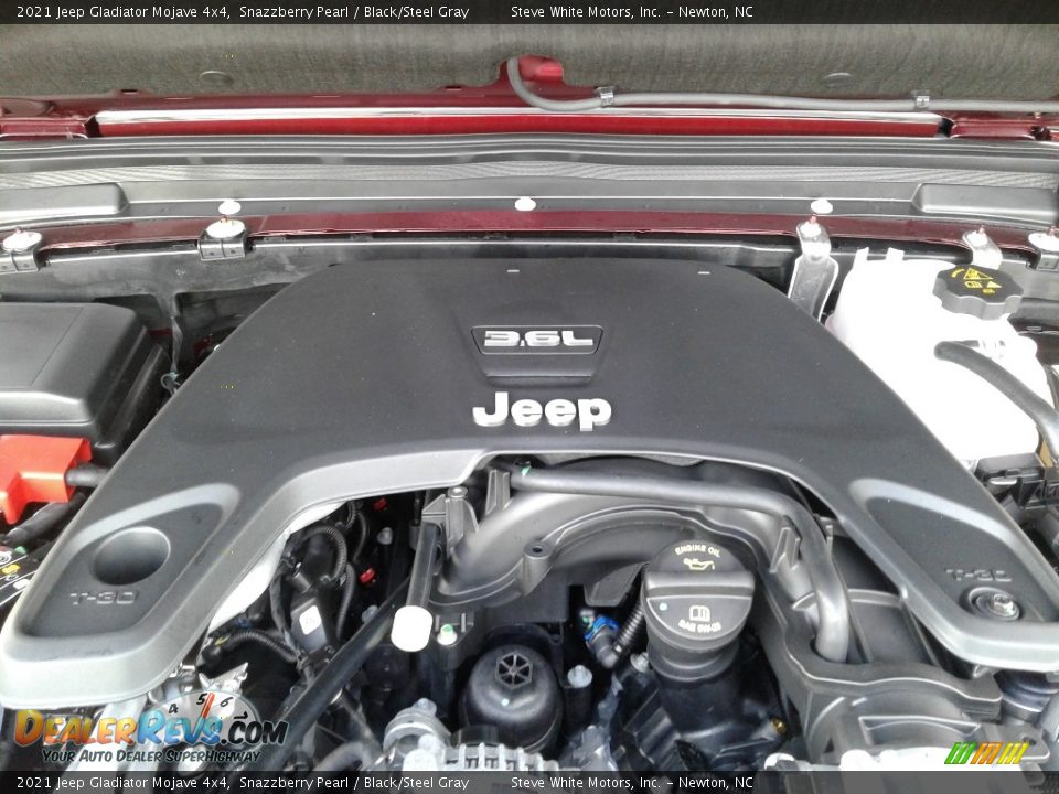 2021 Jeep Gladiator Mojave 4x4 Snazzberry Pearl / Black/Steel Gray Photo #10
