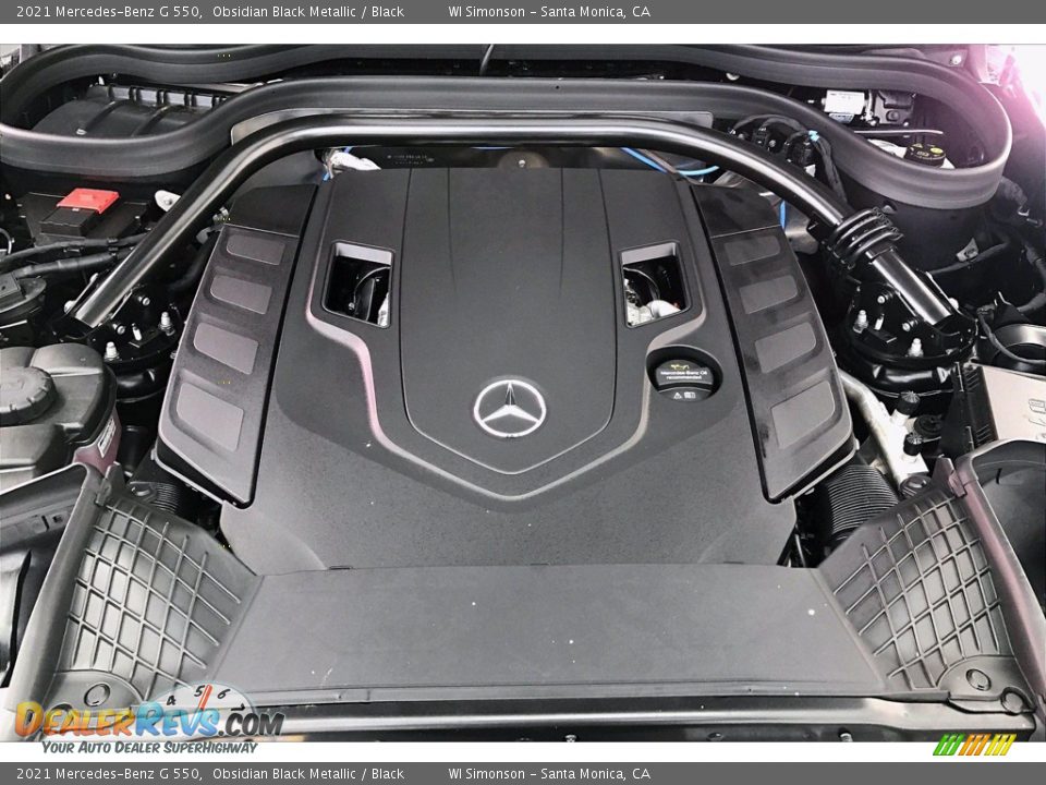 2021 Mercedes-Benz G 550 Obsidian Black Metallic / Black Photo #8