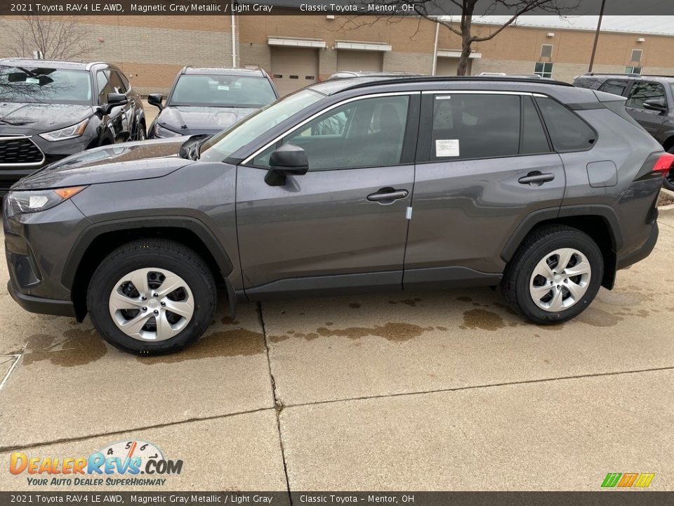 2021 Toyota RAV4 LE AWD Magnetic Gray Metallic / Light Gray Photo #1