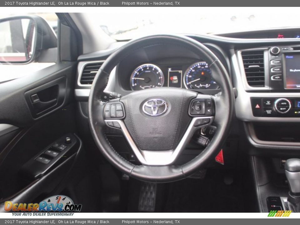 2017 Toyota Highlander LE Steering Wheel Photo #21