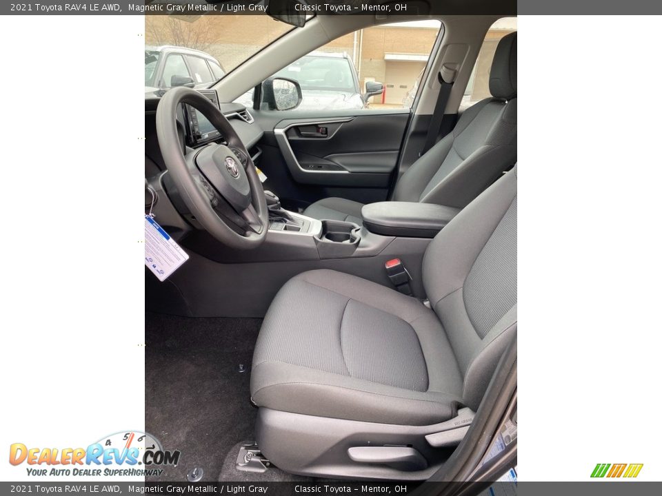 2021 Toyota RAV4 LE AWD Magnetic Gray Metallic / Light Gray Photo #2