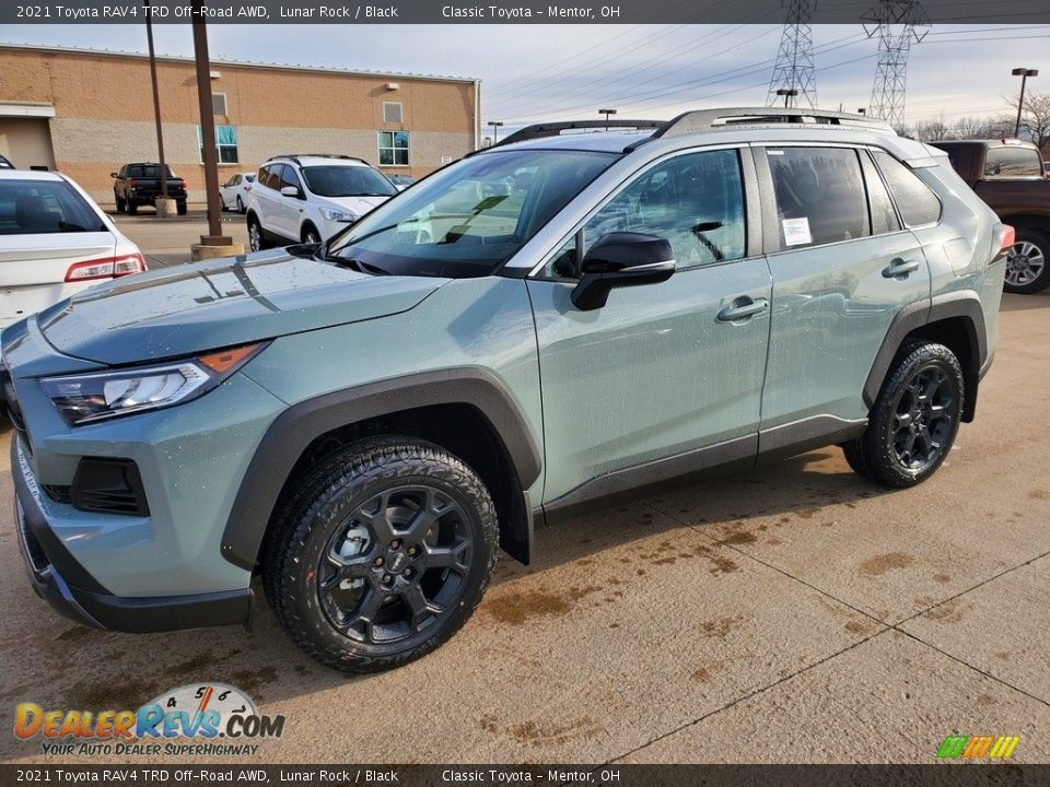 2021 Toyota RAV4 TRD Off-Road AWD Lunar Rock / Black Photo #1