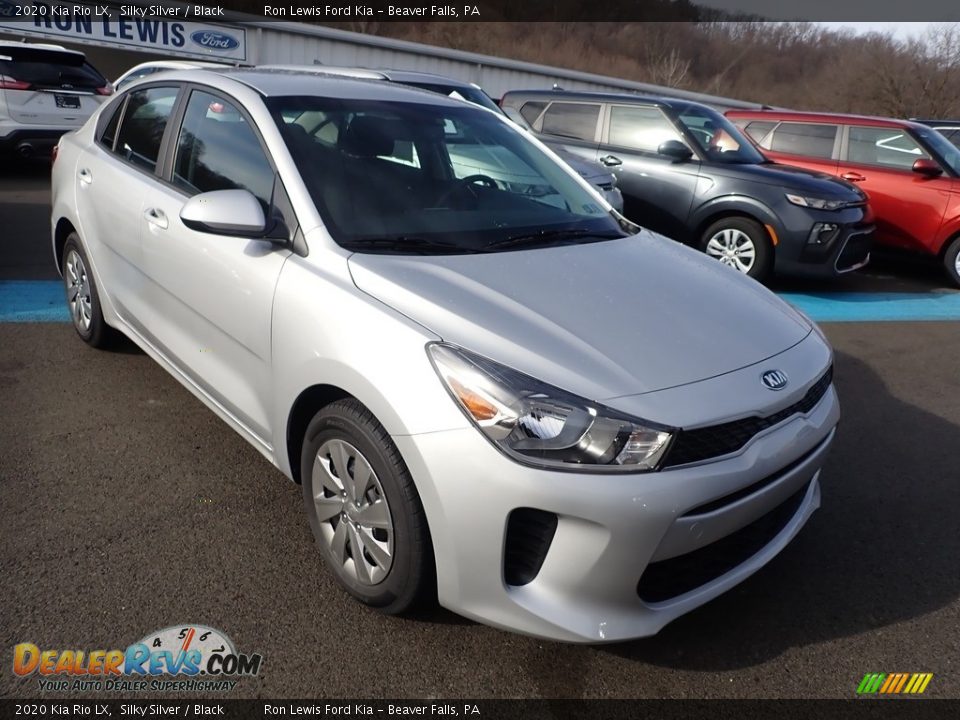 2020 Kia Rio LX Silky Silver / Black Photo #3