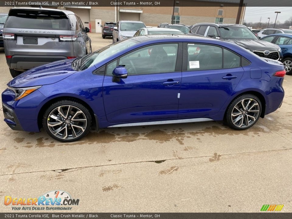 2021 Toyota Corolla XSE Blue Crush Metallic / Black Photo #1