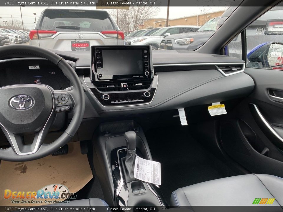 2021 Toyota Corolla XSE Blue Crush Metallic / Black Photo #4