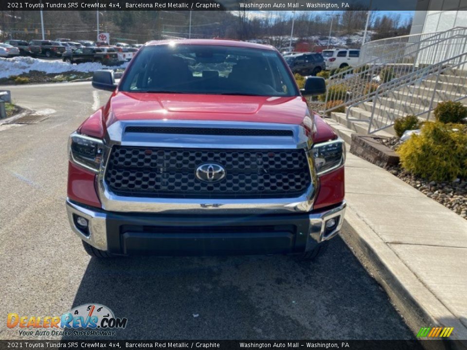 2021 Toyota Tundra SR5 CrewMax 4x4 Barcelona Red Metallic / Graphite Photo #11