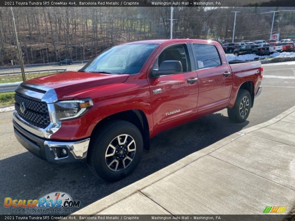 2021 Toyota Tundra SR5 CrewMax 4x4 Barcelona Red Metallic / Graphite Photo #12