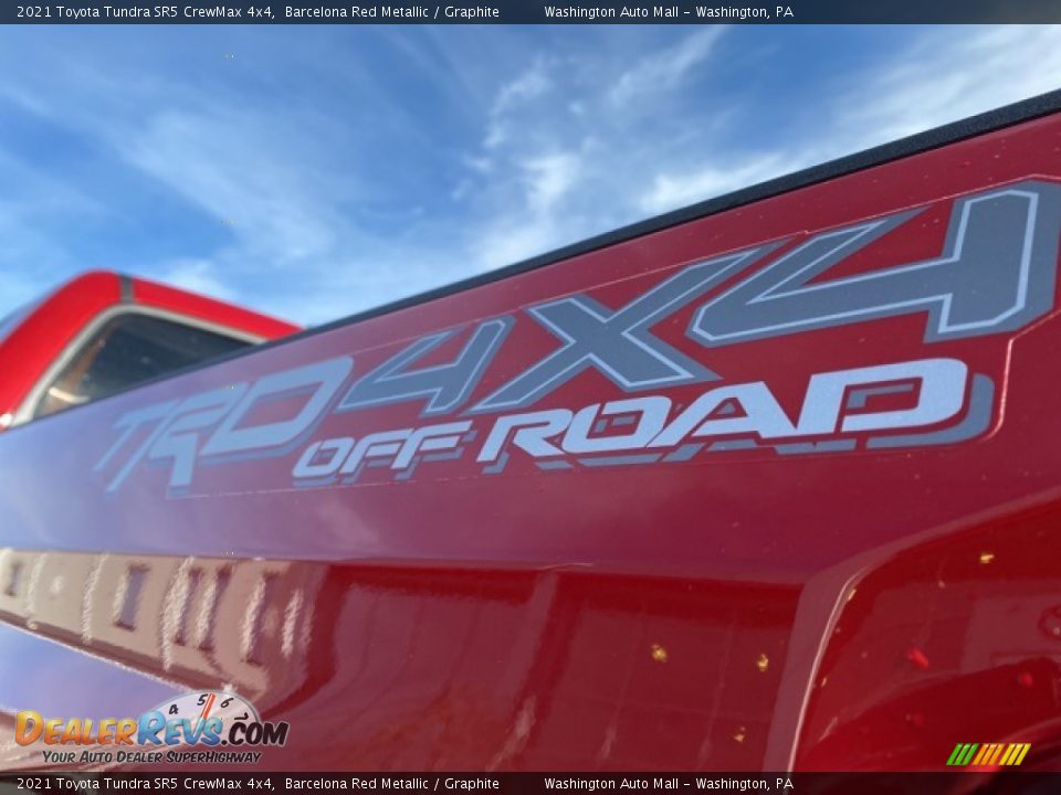 2021 Toyota Tundra SR5 CrewMax 4x4 Barcelona Red Metallic / Graphite Photo #23