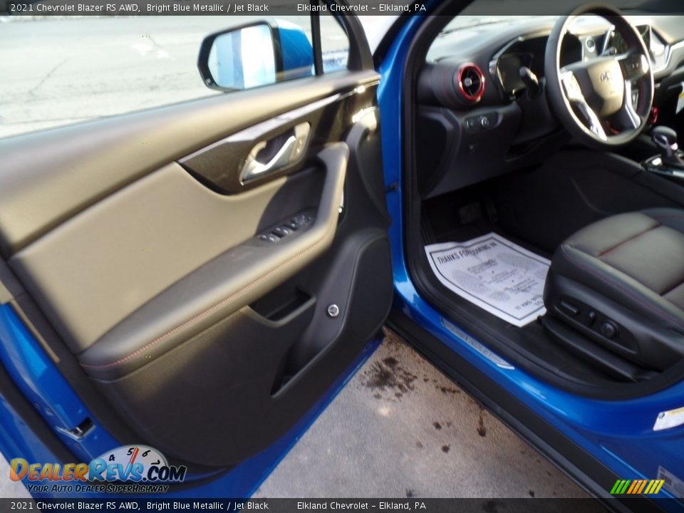 2021 Chevrolet Blazer RS AWD Bright Blue Metallic / Jet Black Photo #15