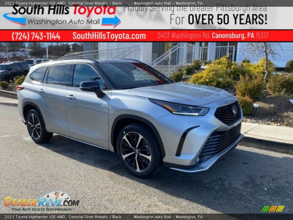 2021 Toyota Highlander XSE AWD Celestial Silver Metallic / Black Photo #1