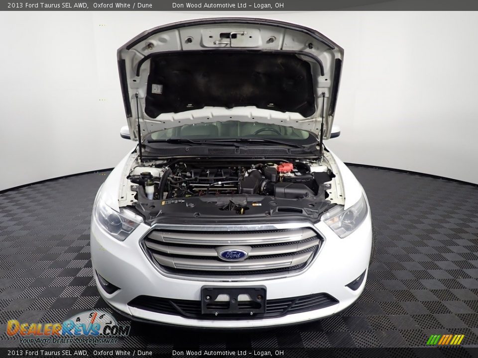2013 Ford Taurus SEL AWD Oxford White / Dune Photo #5